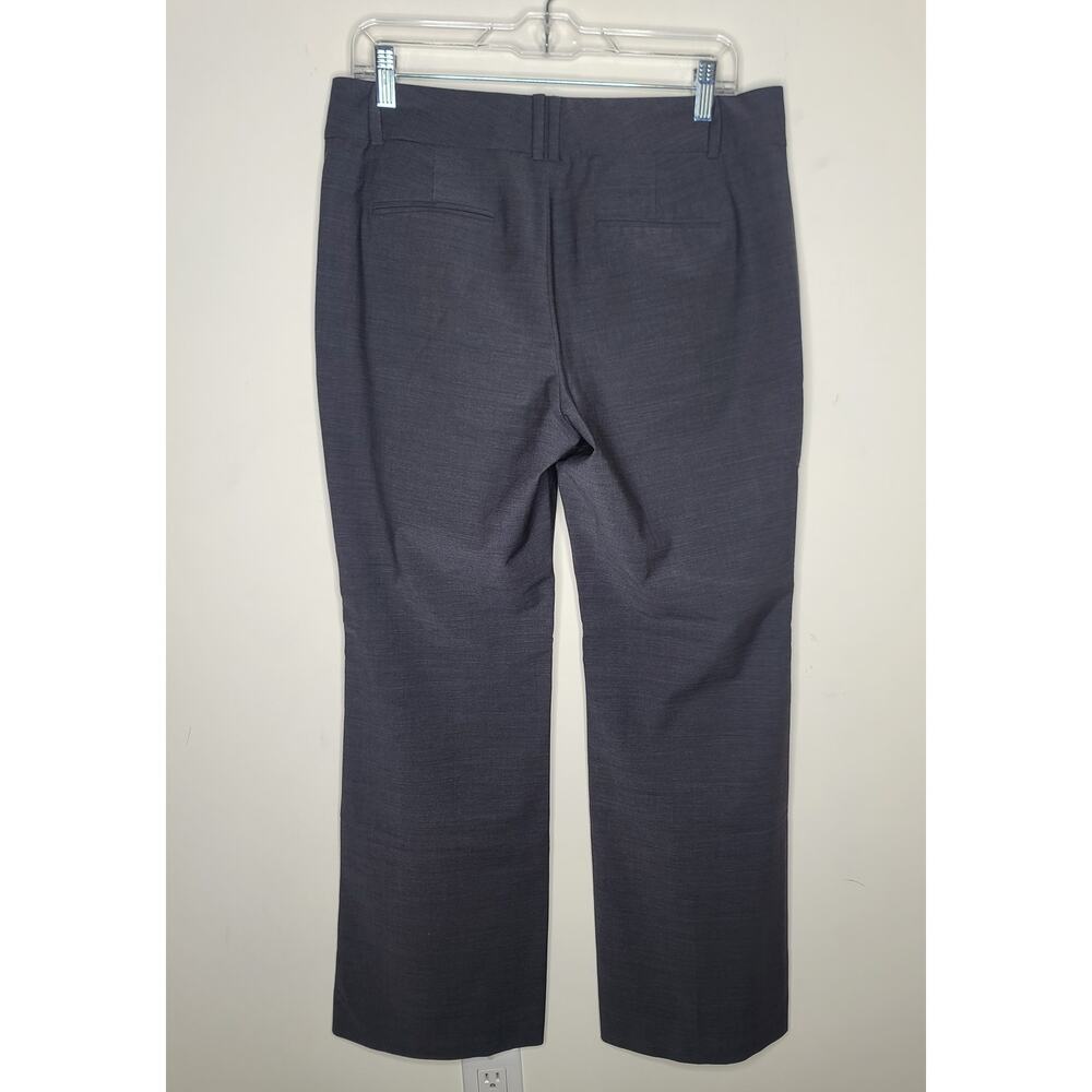 Ann Taylor grey flat front straight leg career dress pants - 10P 10 petite - Picture 4 of 5
